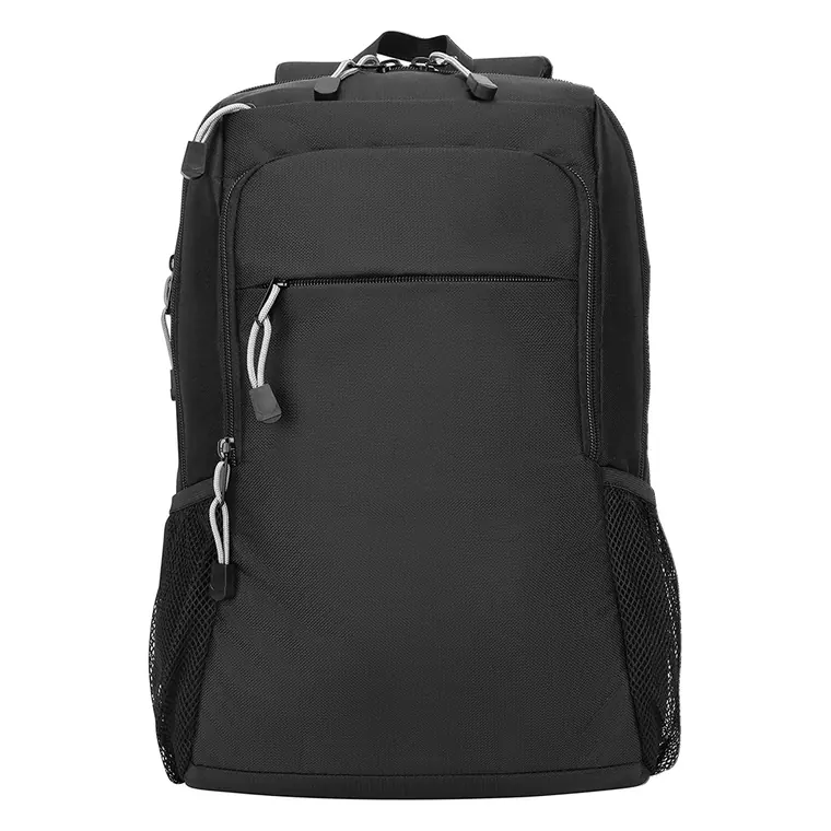 Custom Team Backpacks – design 6 in charcoal & navy, custom team apparel by Gallian Sports
