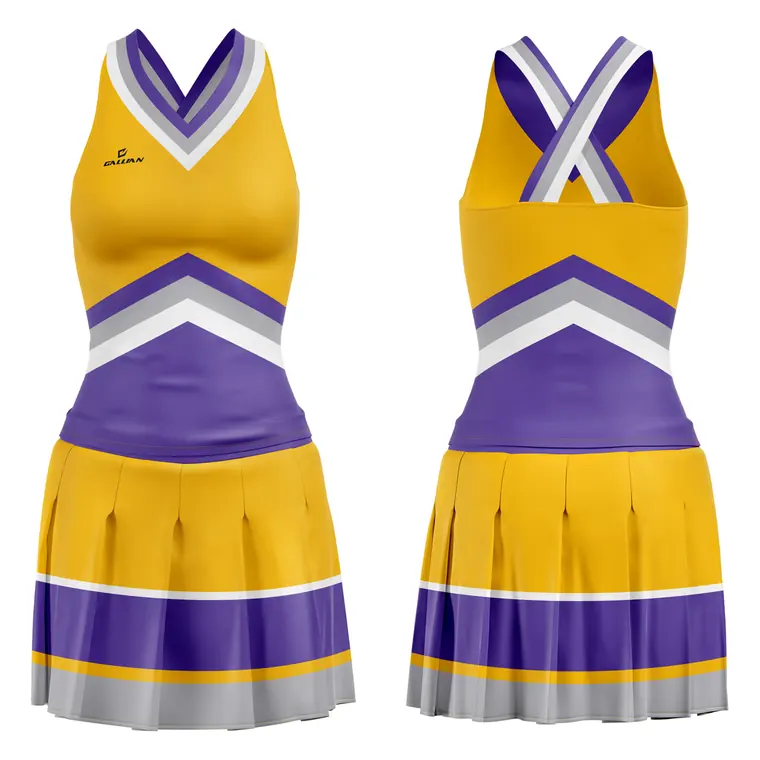 Sublimated Cheer Uniforms (Shell + Skirt) – Gallian Sports