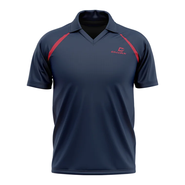 Custom Cricket Jerseys – design 4 in charcoal & navy, custom cricket apparel by Gallian Sports