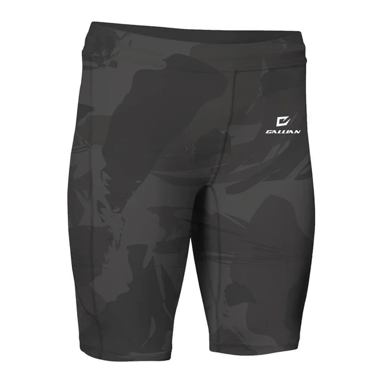 Custom Compression Shorts – design 4 in charcoal, custom team apparel by Gallian Sports