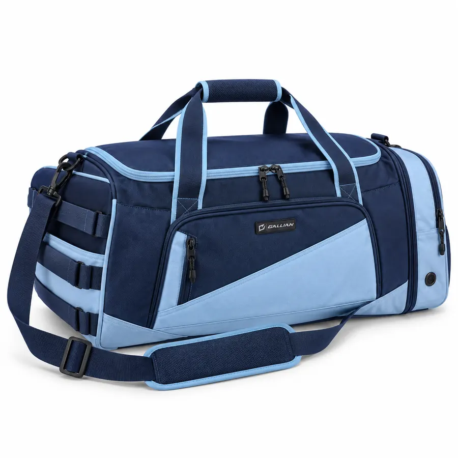 Bluebird Softball Bat Duffle – Navy & Sky Blue – Gallian Sports