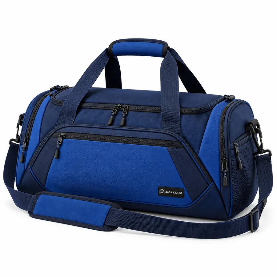 Harbor Royal Team Gym Bag – Royal Blue & Navy – Gallian Sports