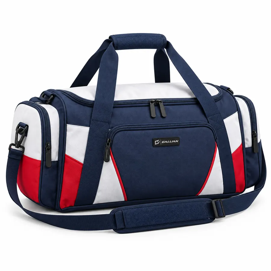 Liberty Navy Team Duffle – Navy, White & Red – Gallian Sports