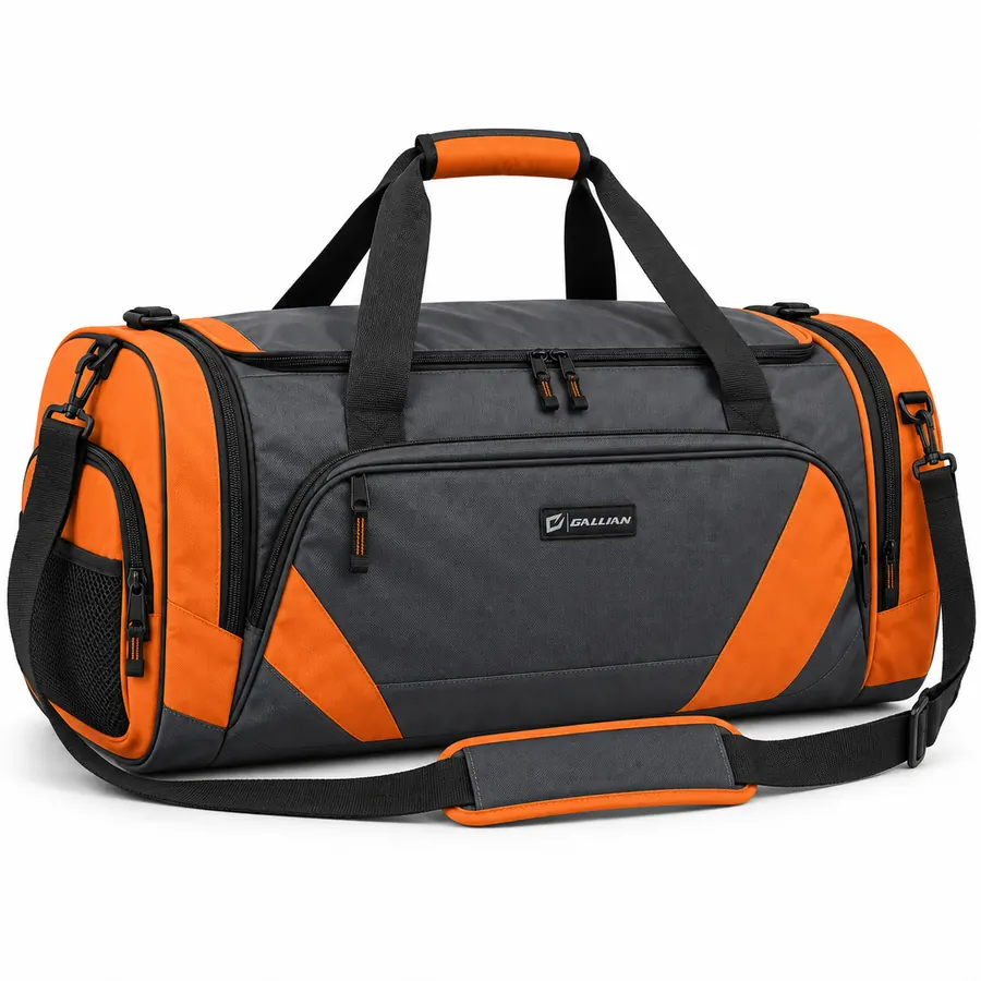 Ember Team Hockey Carry Bag – Charcoal & Orange – Gallian Sports