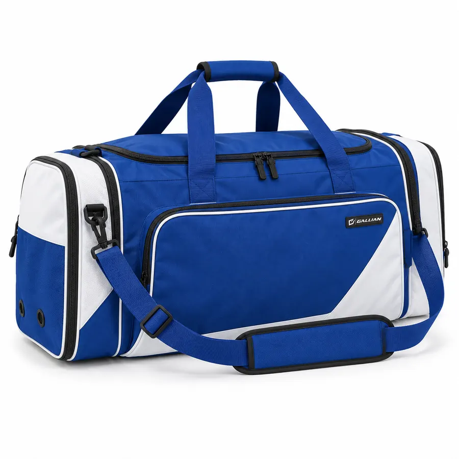 Faceoff Minor Hockey Team Bag – Royal Blue & White – Gallian Sports