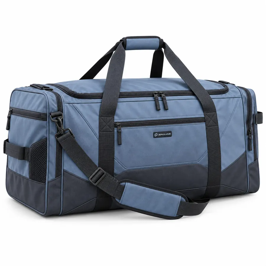 Glacier Hockey Duffel Bag – Slate Blue & Charcoal – Gallian Sports