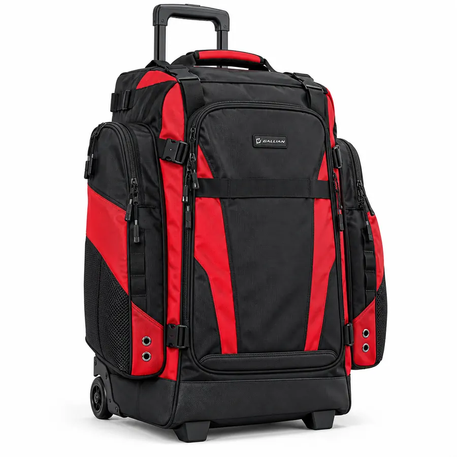 Overtime Tower Hockey Bag – Black & Red – Gallian Sports