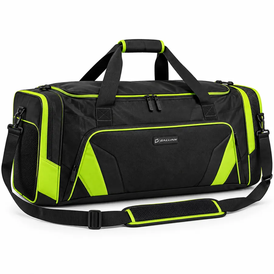 Voltline Hockey Carry Bag – Black & Lime Green – Gallian Sports