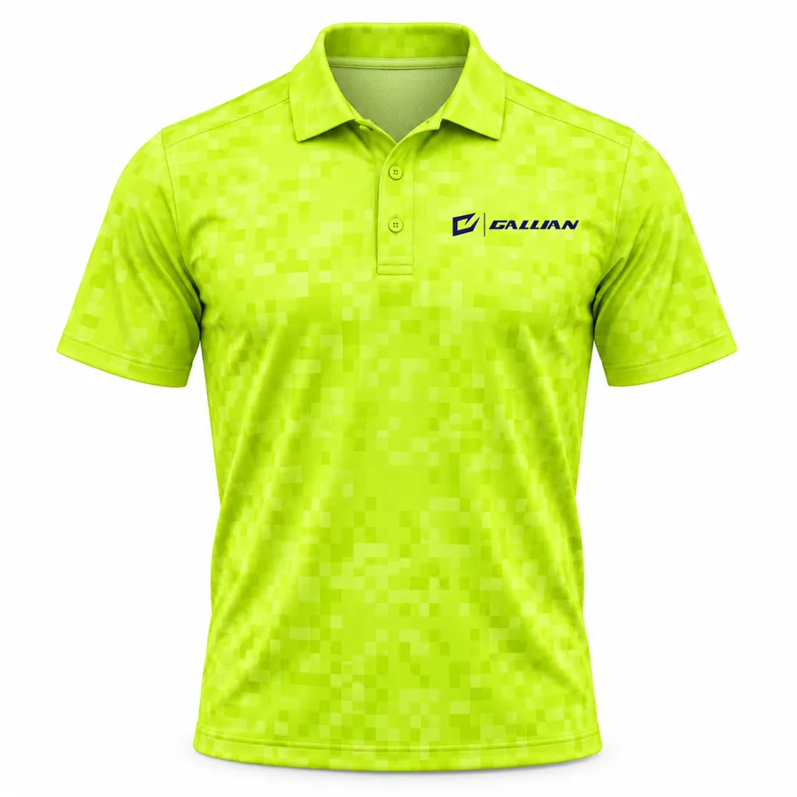 Custom Pickleball Polo Shirts for Clubs & Leagues – Volt Pixel Camo – Gallian Sports