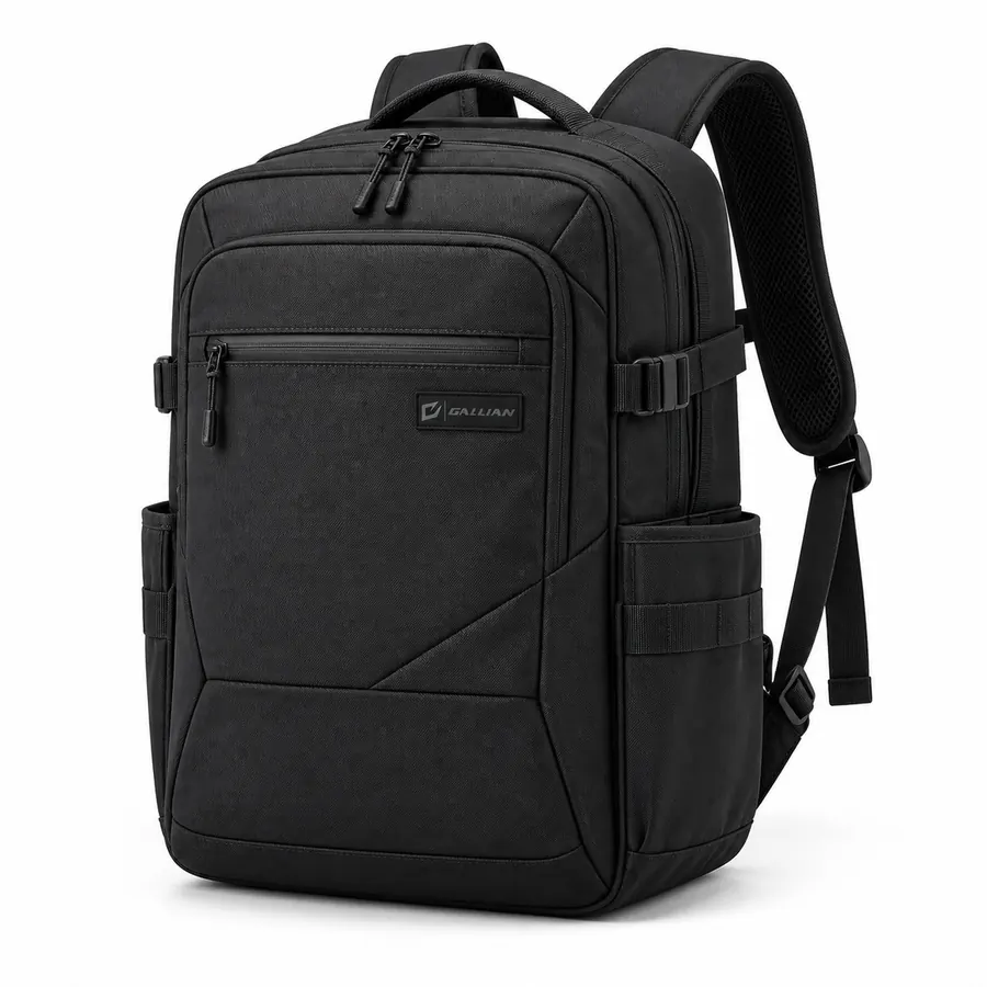 Blackout Minimal Team Backpack – All Black – Gallian Sports