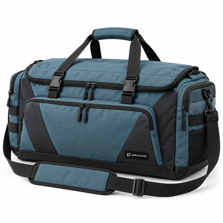 Basecamp Rugby Duffle – Slate Blue & Black – Gallian Sports