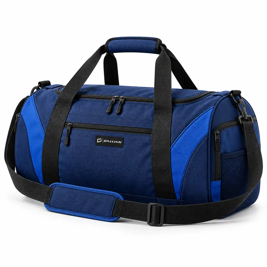 Riptide Swim Team Duffle – Navy & Royal Blue – Gallian Sports