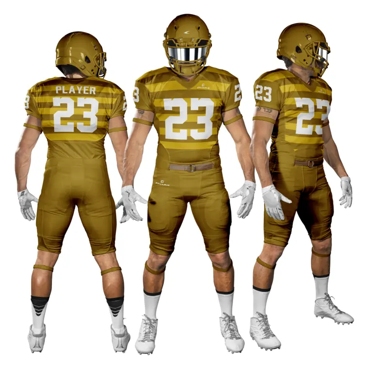 Sublimated Football Uniforms (Jersey + Pants) – design 3, custom american football apparel by Gallian Sports