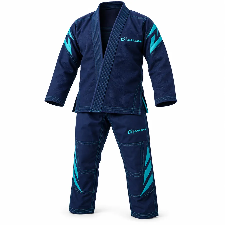 Gallian Abyss BJJ Gi – Navy/Aqua – Gallian Sports