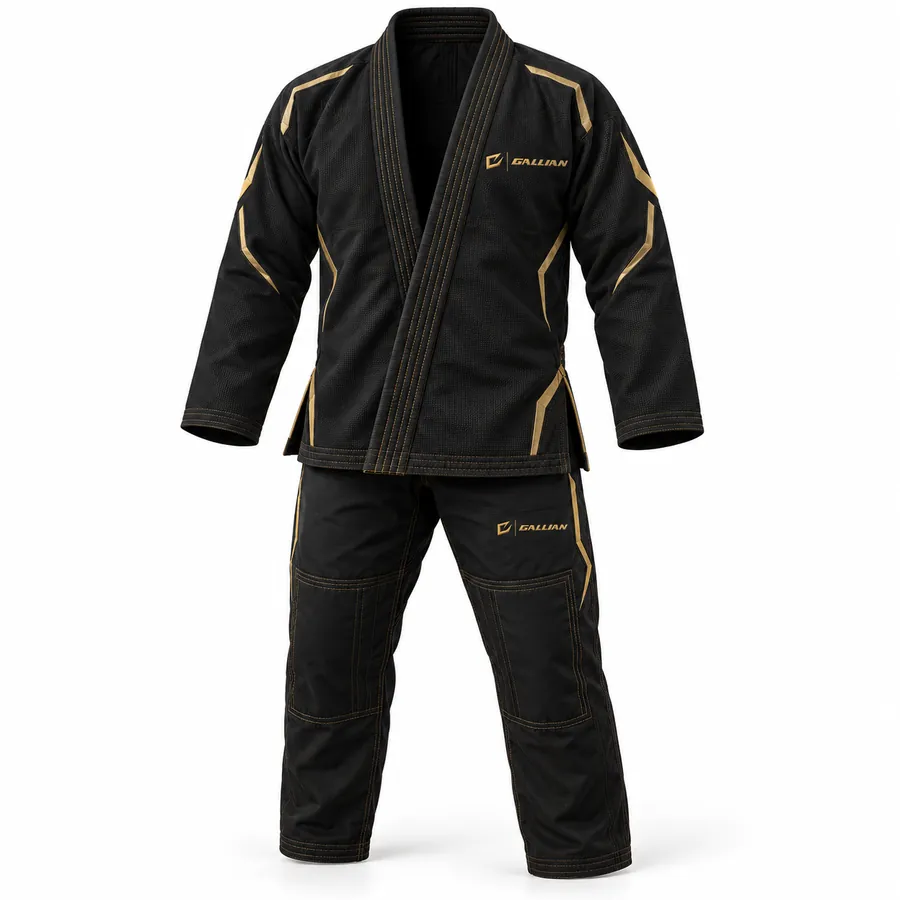 Gallian Emperor BJJ Gi – Black/Gold – Gallian Sports