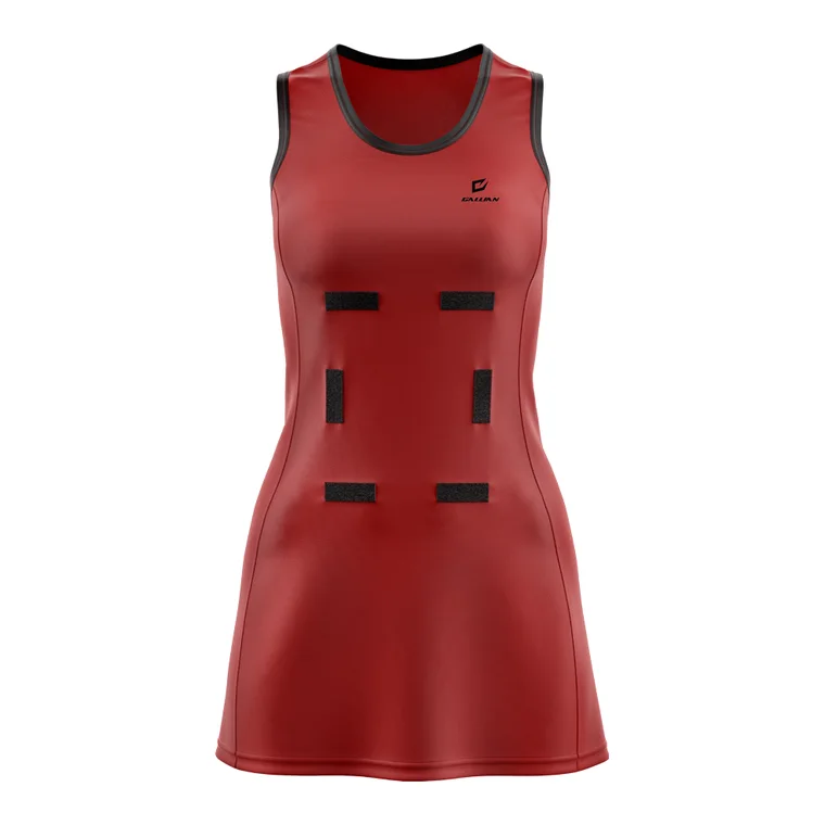Custom Netball Dresses – design 2, custom netball apparel by Gallian Sports