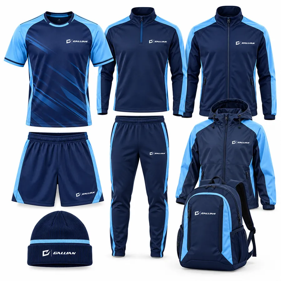 Soccer Club Kit Bundle – Navy & Sky Blue – Gallian Sports