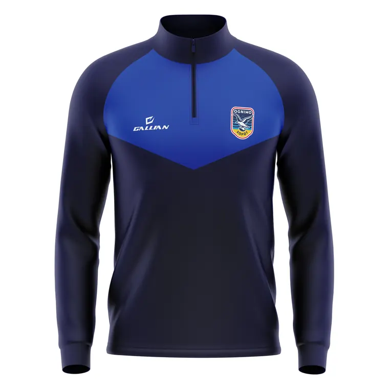 Custom Team Tracksuits – design 3 in navy & royal blue, custom team apparel by Gallian Sports