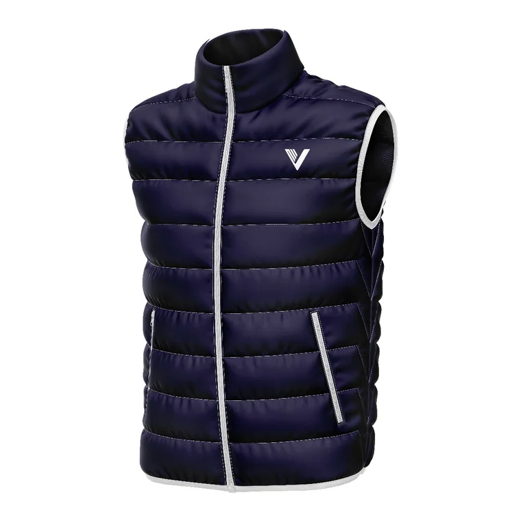 Victory Gilet – design 2 in black & navy, custom team apparel by Gallian Sports