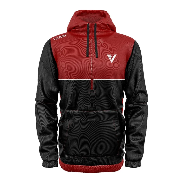 Victory Half-Zip Hoodie, custom off-field teamwear by Gallian Sports