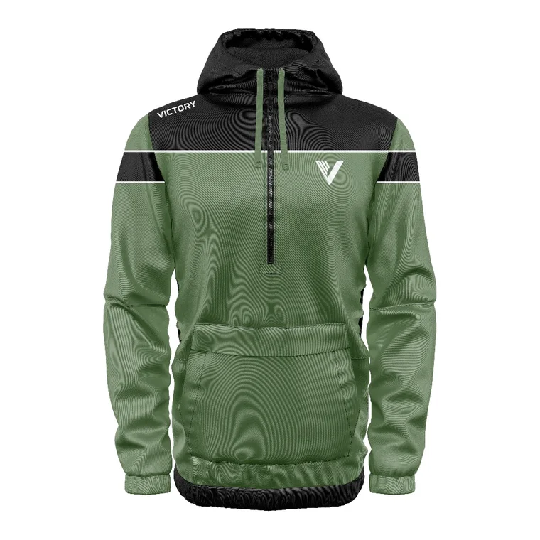 Victory Half-Zip Hoodie – design 3, custom team apparel by Gallian Sports