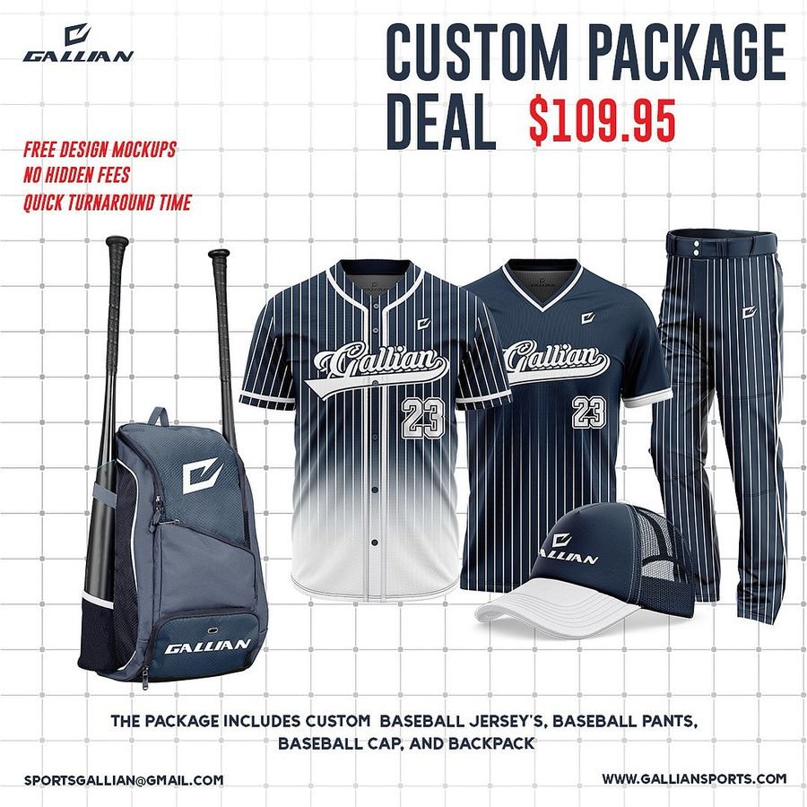 Baseball Uniform Package – Gallian Sports